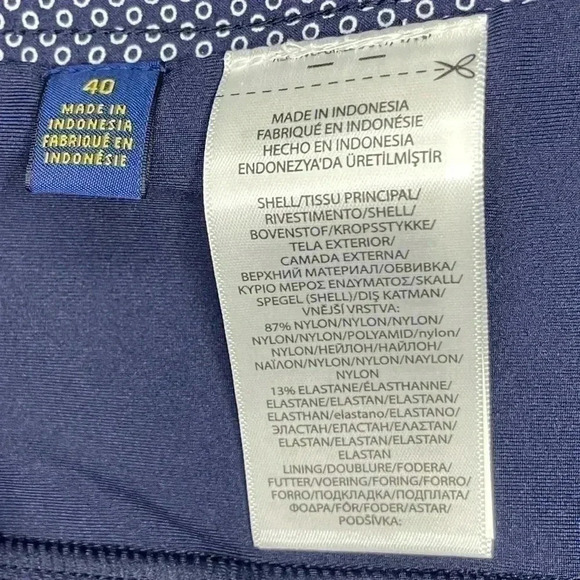 Polo Golf by Ralph Lauren  blue and white print shorts sz 40 - Picture 6 of 7